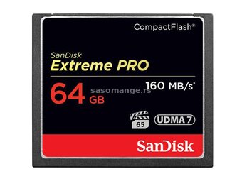 SANDISK Extreme PRO COMPACT FLASH CARD 64GB SDCFXPS-064G-X46