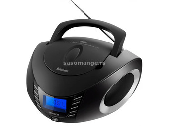 SENCOR SPT 3600 BS Bluetooth portable CD-s radio black-silver