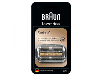 Braun malhrremkp electric shaver replacement foil and cassette cartridge 92S MN1 silver ( 504716 )