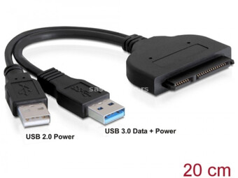 S-ATA to USB 2.0+USB 3.0