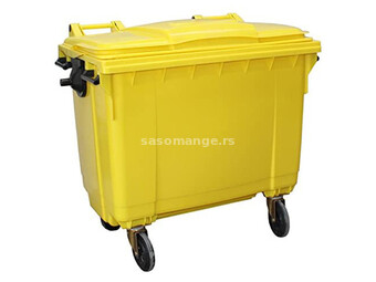 Kontejner za otpatke 660 litara - Žuti