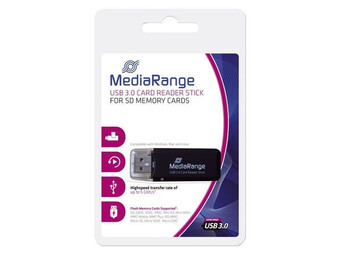 MediaRange Card Reader Stick USB 3.0 black ( MRCS507 )