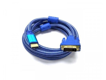 FAST ASIA Kabl HDMI na DVI(24+1) 1.5m (mm) plavi