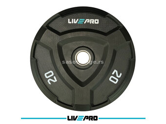 LivePro Olimpijski Bumper teg fi50mm 20kg - LP8022
