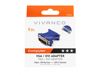 Adapter DVI/VGA Vivanco