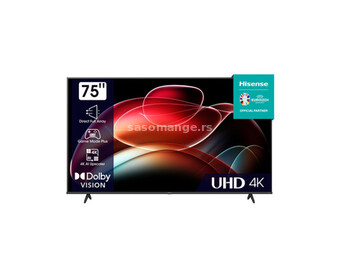 Televizor Hisense H75A6K Smart LED, 4K UHD, 75"(190cm), DVB T-C-T2-S2