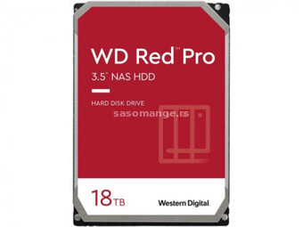 WD HDD SATA 18TB WD181KFGX red pro NAS 7200 RPM 512MB