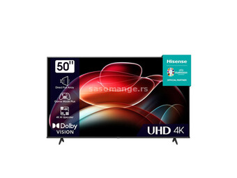 Televizor Hisense H50A6K Smart, LED, 4K UHD, 50"(127cm), DVB T-C-T2-S2