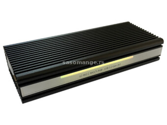 HDD SSD Rack LC Power LC-M2-C-MULTI-RGB NVME Enclosure for M.2 SSD USB3.2 Gen.2x1 Type C Black ...