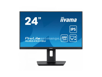 IIYAMA Monitor LED XUB2492HSU-B6 24 IPS 1920 x 1080 @100Hz 250 cd/m 1300:1 0.4ms HDMI DP USBx4 ...