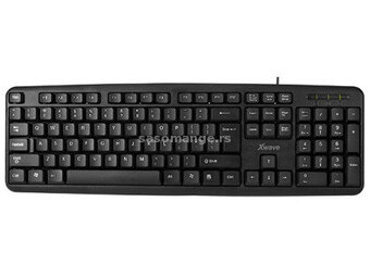 Xwave tastatura crna USB, USA slova ( X 07 )