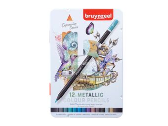 Olovke u boji Bruynzeel metalik nijanse 12 kom