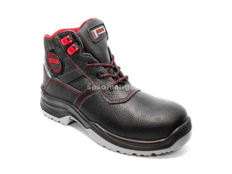 Panda Ritmo lx-9519 s3 duboke zaštitne cipele, kožne, crno-crvena veličina 48 ( 1020026820720048 )