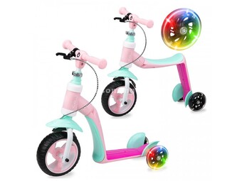 Momi Elios Scooter-Balance bike za decu 2u1- Pink