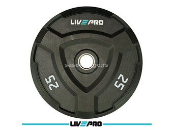 LivePro Olimpijski Bumper teg fi50mm 25kg - LP8022