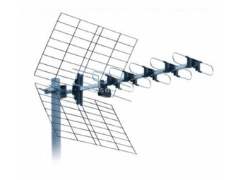 Antena DTX-22F Spoljna 22 elementa, F/B ratio 28db, duina 81cm UHF/VHF/DVB-T2