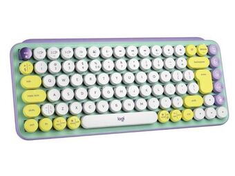LOGITECH Bežična tastatura Pop Keys with Emoji/ mint