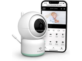 TRUELIFE NannyCam R3 Smart rotary baby monitor Smart application