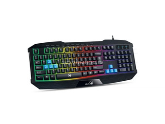 K215 Scorpion Gaming USB US crna tastatura
