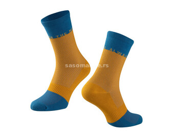 Force čarape force move, žuta-plava l-xl/42-46 ( 90085772 )