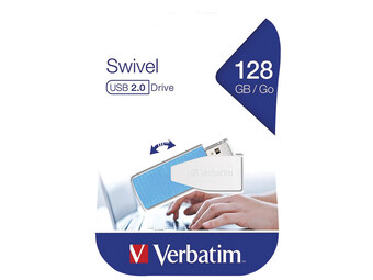 Memorija USB 128Gb Swivel Verbatim 49817 plava blister
