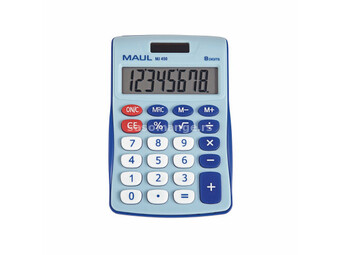 Maul stoni kalkulator MJ 450 junior, 8 cifara svetlo plava ( 05DGM2450EA )
