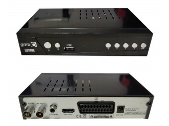 GEMBIRD GMB-TDT-033 ** DVB-T2/C SET TOP BOX USB/HDMI/Scart/RF-out, PVR, Full HD,H264, hdmi-kabl (...