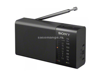 SONY ICFP37 FM/AM battery pocket radio black