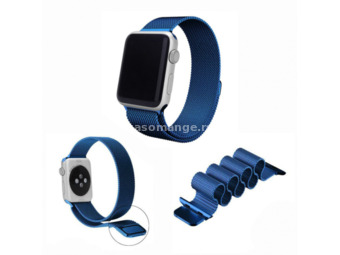 Narukvica metalik za Apple watch 42mm plava