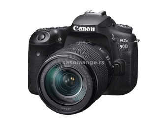 Fotoaparat CANON EOS 90D 18-135 IS USM DSLR 32.5 MPix 3" APS-C CMOS