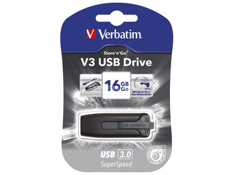 Memorija USB 3.0 16Gb V3 Verbatim 49172 siva blister