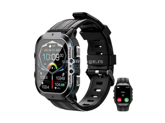 OUKITEL pametni sat BT20 Crni Smart Watch Sport Rugged / Zaštićen IP68/IP69K