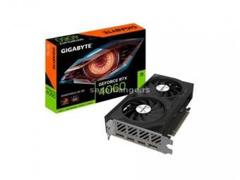 SVGA Gigabyte Geforce RTX 4060 WindForce OC 8GB, GV-N4060WF2OC-8GD