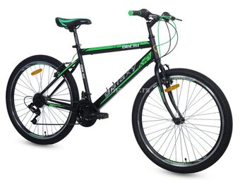Bicikl DELHI 26"/18 crna/zelena