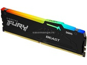 DDR5 32GB 5600MHz [FURY BEAST RGB], Non-ECC UDIMM, CL40 1.25V, 288-Pin 2Rx8, w/RGB Heatsink ( KF5...
