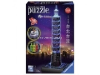 Ravensburger 3D puzzle (slagalice) - Finansijski centar Taipei 101 nocno izdanje RA11149