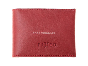 FIXED Real Leather Wallet red