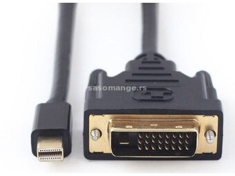 Kabl adapter Mini DisplayPort v.1.2 na DVI-D dual link (24+1) Gembird CC-mDPM-DVIM-6, 1.8m