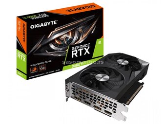 GIGABYTE NVidia GeForce RTX 3060 Ti WINDFORCE OC 8GB 256bit GV-N306TWF2OC-8GD rev 1.0