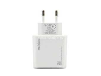 Moxom punjac MX-HC20 2xUSB 5V/2.4A za Iphone lightning beli