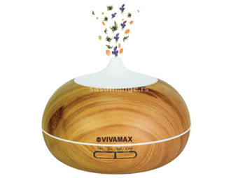 VIVAMAX ultrasound essential oil evaporator timer and fényterápiával