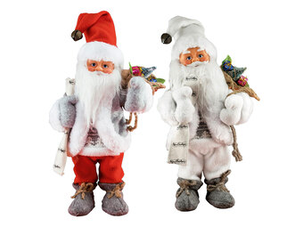 Dva Deda Mraza koji plešu i sviraju