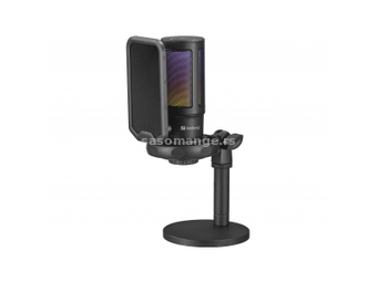 Sandberg Streamer (126-39) USB RGB stoni mikrofon crni