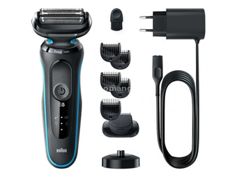 BRAUN Series 5 51-M4500cs Wet&amp;Dry Electronic razor Charging Stand 1 accessories black and min...