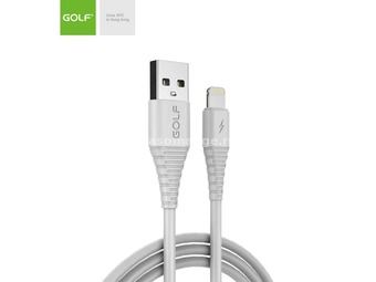 USB kabl na lighting usb 1m GOLF GC-64I beli