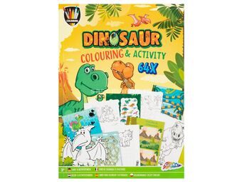 Dino set bojanka i activity book A4 64pcs 150076
