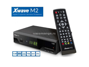 XWAVE M2 SET TOP BOX LED/SCART/HDMI/RF/USB