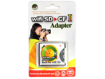 Wi-Fi SD to CF adapter