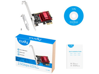 Cudy PE25 2.5Gbps PCI express network adapter, RTL8125