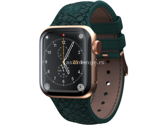NJORD Jord salmon Skin watch strap Apple Watch 40mm green